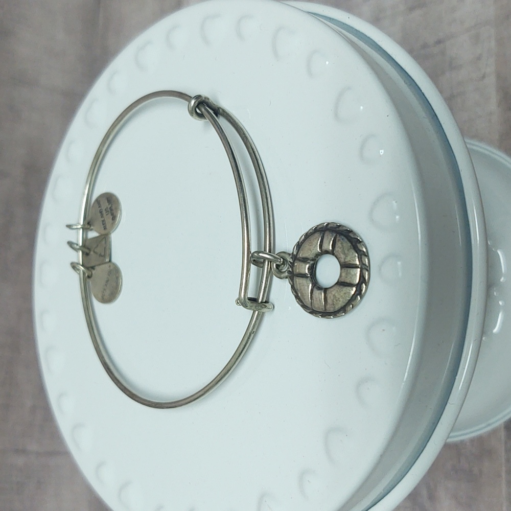 Alex and Ani~Life Preserver Bracelet~Silver
